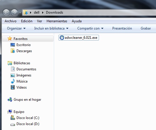 eliminar archivos maliciosos