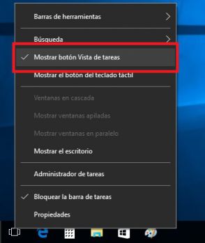 personalizar barra tareas windows 10