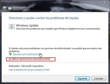 windows update no actualiza windows 7