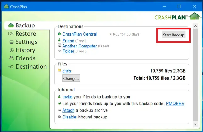 copia de seguridad cambiar disco duro