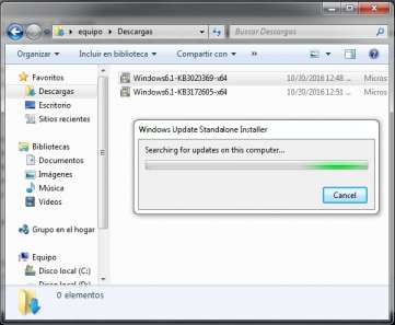 windows update windows 7 no funciona
