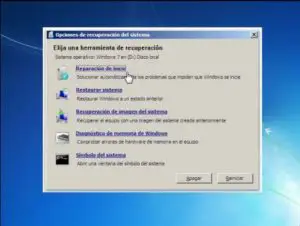 Cómo reparar inicio de Windows 7 con la herramienta reparación de inicio
