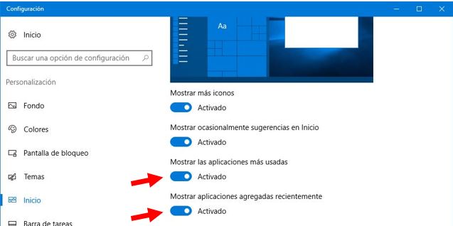 menú inicio windows 10 no funciona