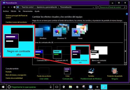 tema oscuro de windows 10