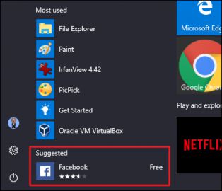reparar menu inicio windows 10