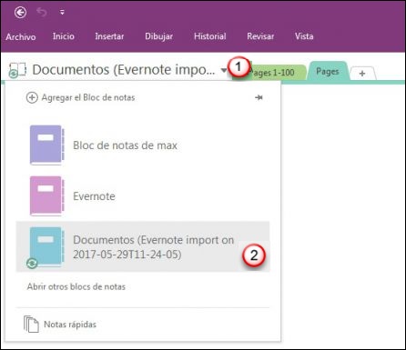 como sincronizar onenote