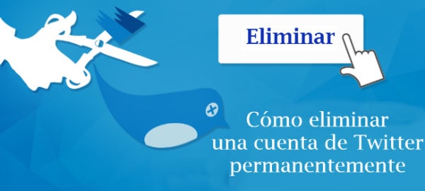 eliminar una cuenta de Twitter