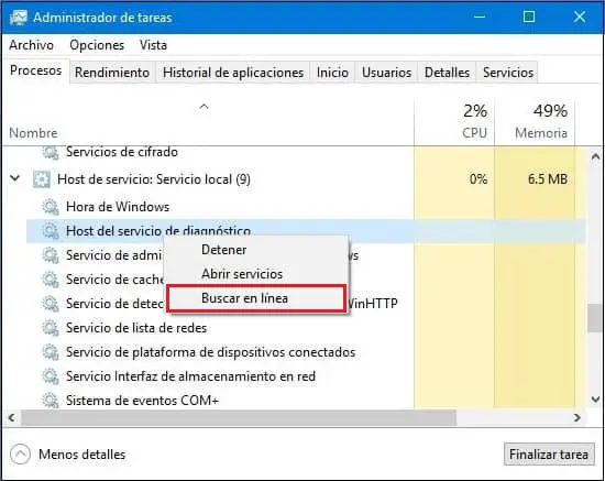 que es host de servicio