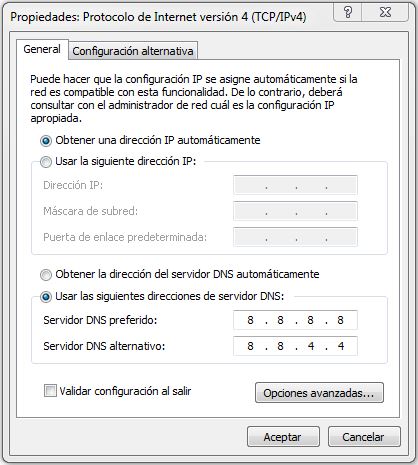 dns de google