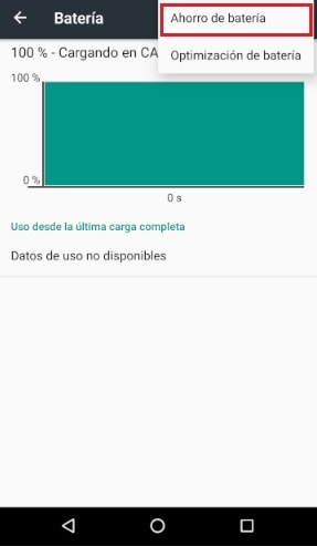 como ahorrar batería en android