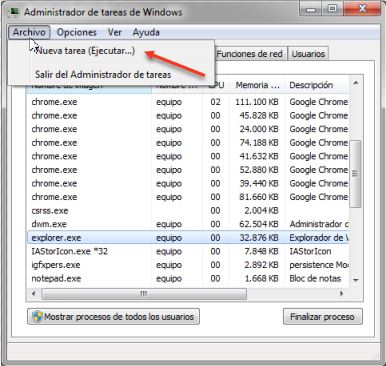 Explorador de archivos windows 8