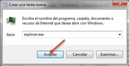 ejecutar explorer.exe