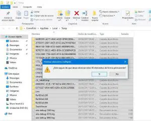 Cómo borrar archivos temporales en Windows