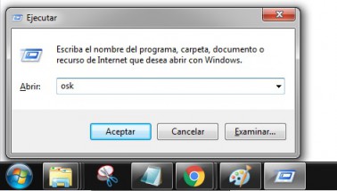 abrir teclado en pantalla