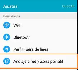 compartir internet android