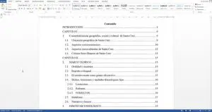 Cómo hacer una tabla de contenido en Word
