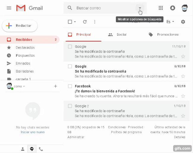 como crear etiquetas en gmail
