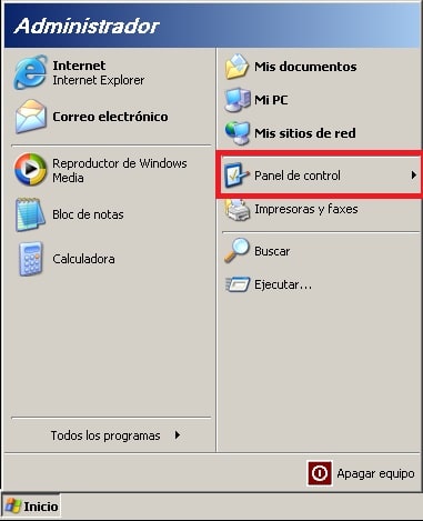 donde esta panel de control en windows 10