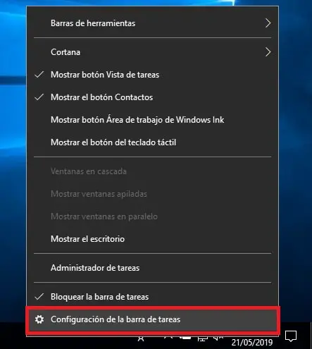mostrar icono bateria windows 10