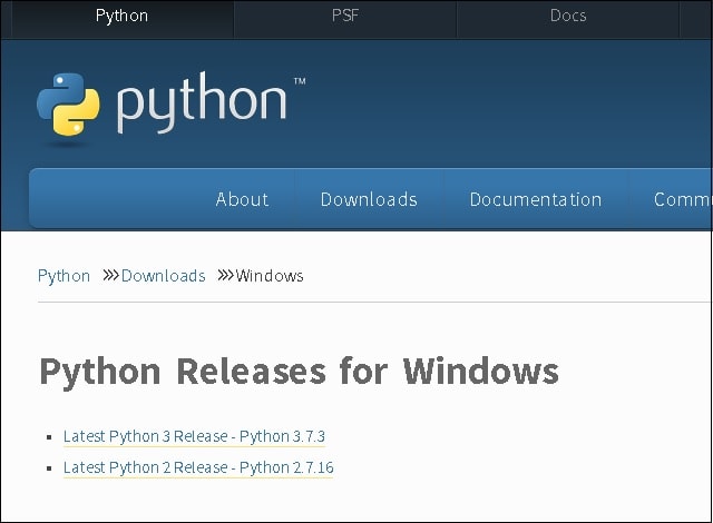 como instalar Python en Windows
