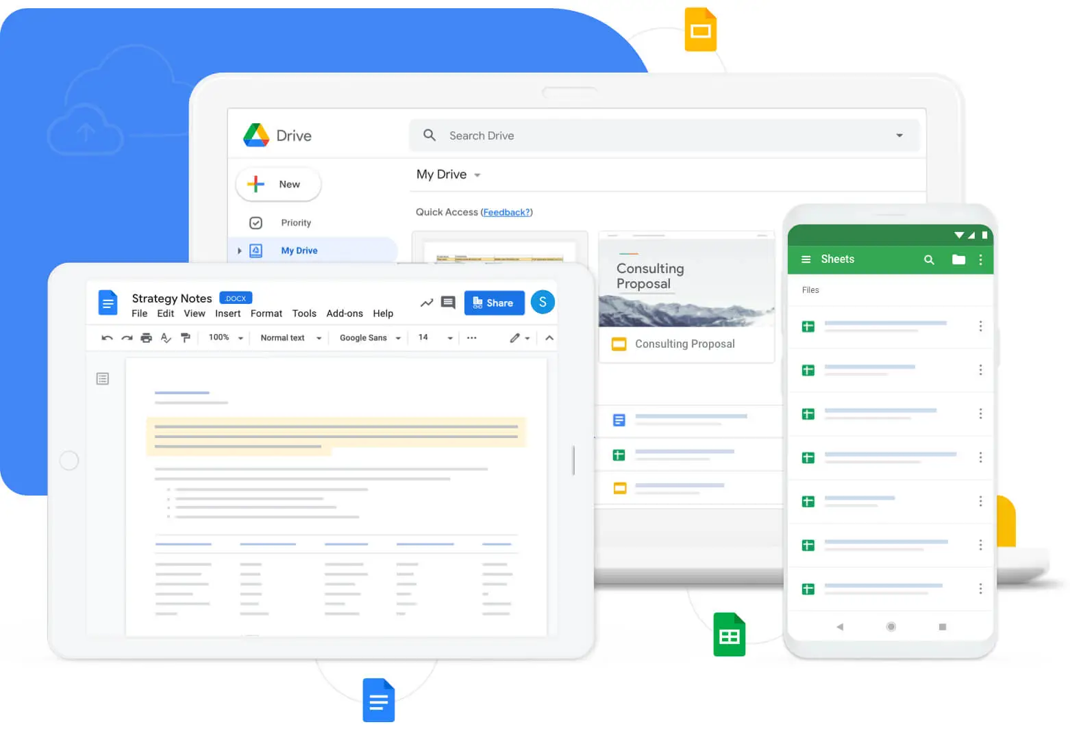 Google Drive: programas similares a office