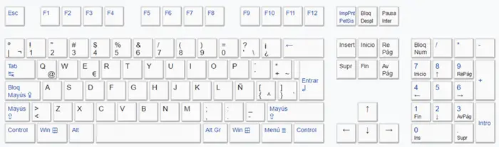 teclado español latino