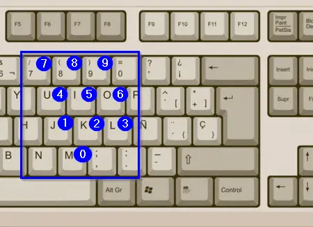 teclado numerico oculto 2